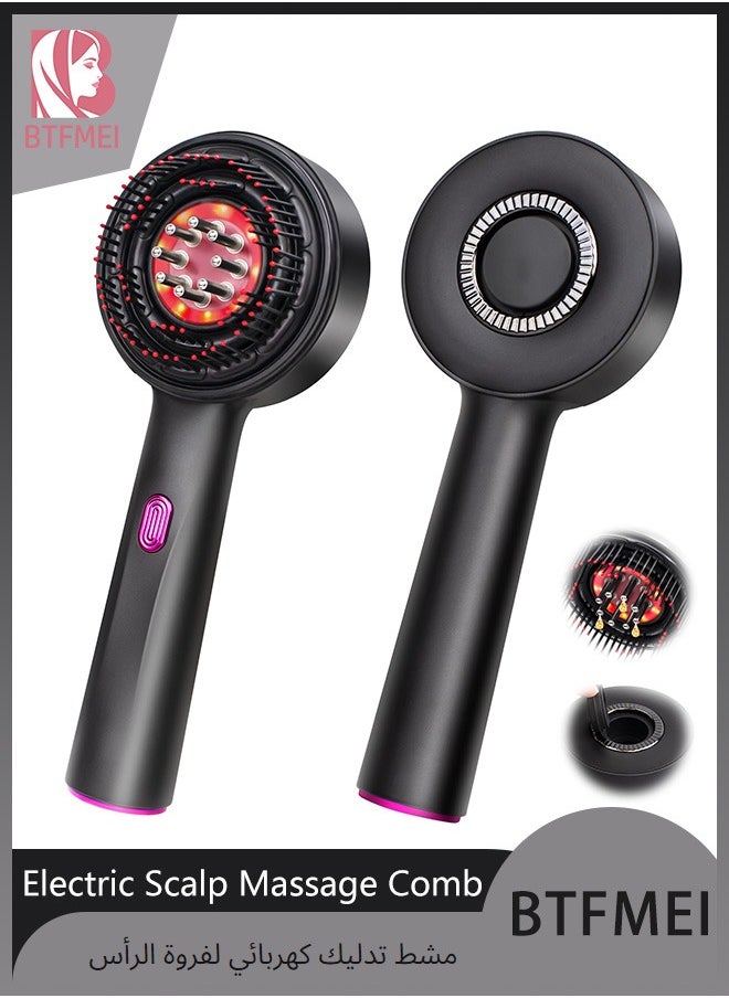 BTFMEI Hair Massager, Portable Smart Scalp Hairbrush, Multifunctional Electric Scalp Massage Comb, Hair Oil Applicator Scalp Massager,Head Massage for Hair Growth  - Image 1