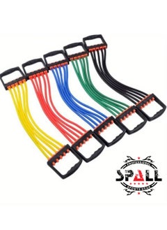 Spall Chest Expander For Chest, Arm Legs Shoulder Back Muscles Training, Chest Exerciser For Men With 5 Springs, Pulling Chest Expander, Push Ups Full Body Home Gym Workout Band  - Image 2