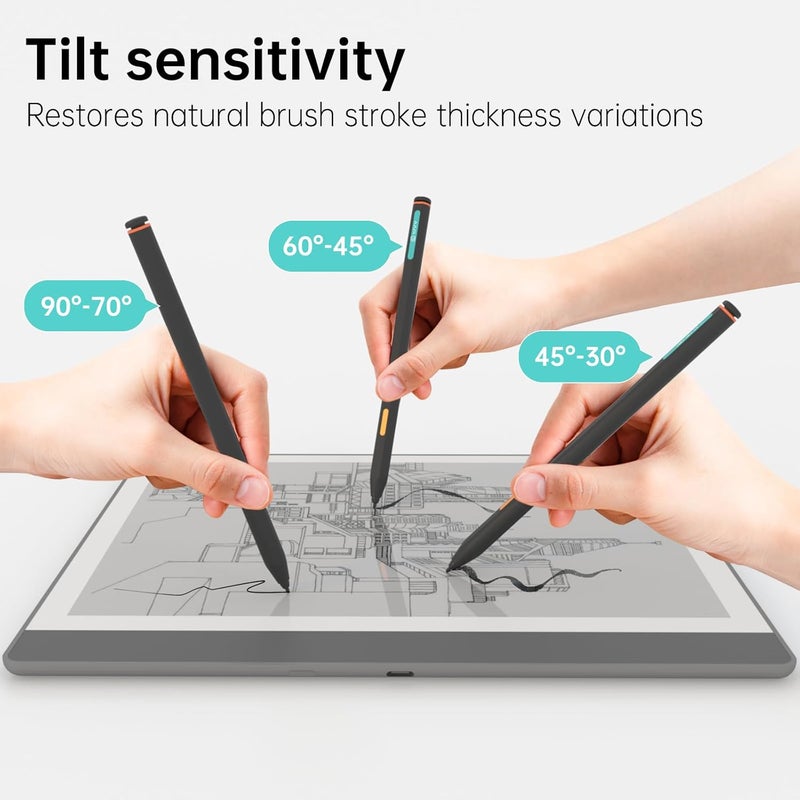 بديل قلم Kindle Scribe، يدعم 4096 مستوى من حساسية الضغط، قلم Kindle Scribe مزود بممحاة، للكتابة والرسم - Image 3