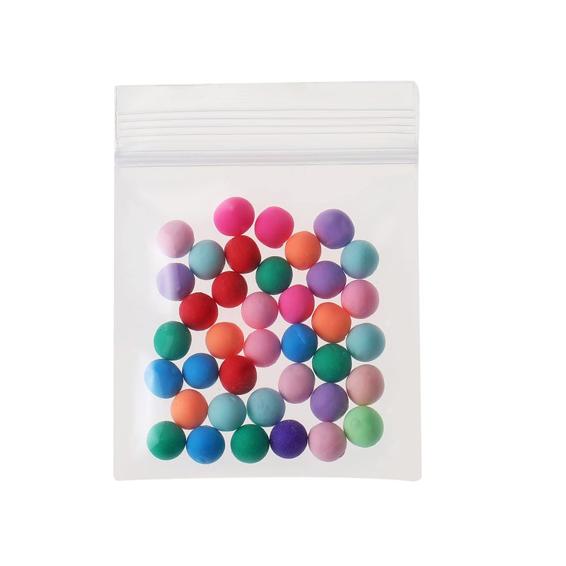 Somoga 1000PCS 1.5"x1.5" Small Plastic Bags 2.4 Mil Clear Zip Resealable Lock Baggies Thick For Packaging Pill Jewelry Bag Durable - Image 3