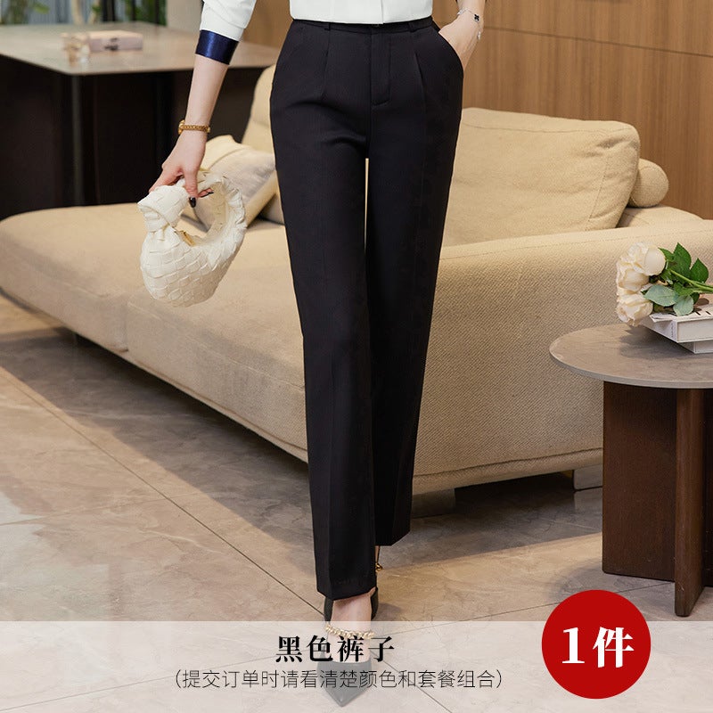 Blue Suit Women'S Suit Professional Women'S Work Clothes Elegant Suit Jacket Formal Wear Front Desk Work Clothes - Image 1