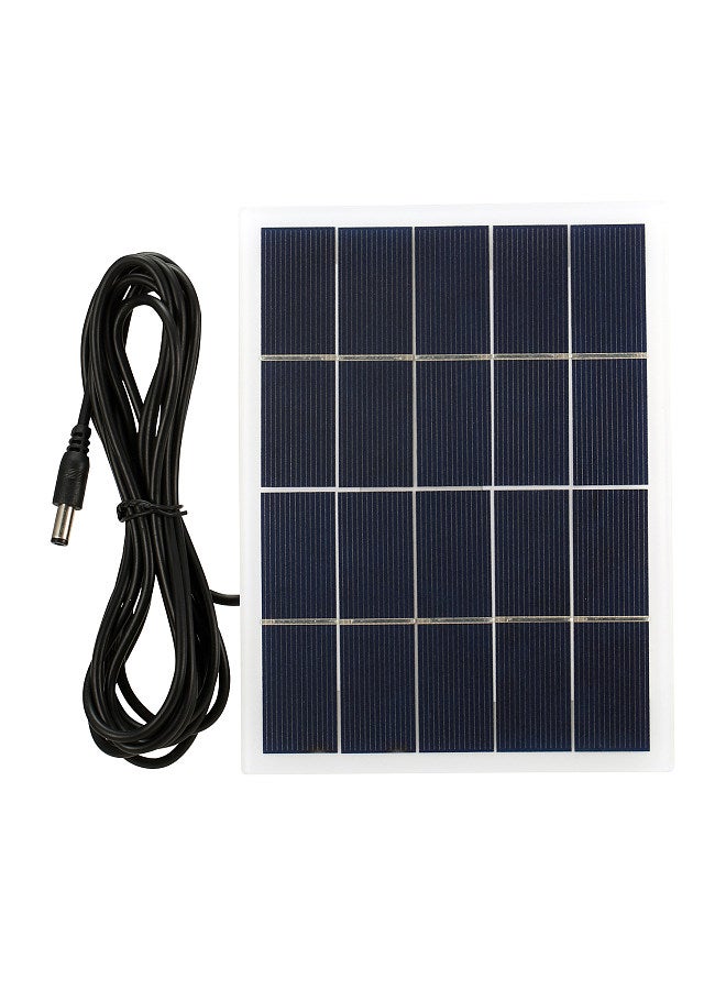 Generic 3W 5V Solar Panel with DC Port  Solar Cell DIY Waterproof Camping Portable Power Solar Panel Compatible for 3.7V Battery Street Light Garden Lamp Home Fan Pump  - Image 4