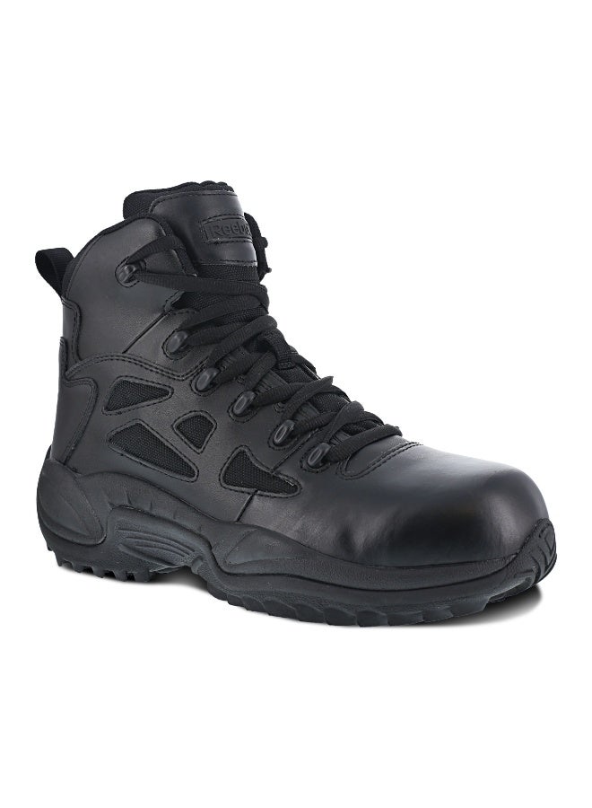 Reebok Work Rapid Response RB® - RB8674 - Men’s 6" Tactical Stealth Boot, Composite Toe | Safety Boots, Military & Security, Slip-Resistant, Lightweight, Airport Friendly - Image 2