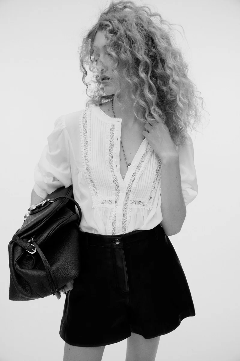 H&M Pintucked blouse