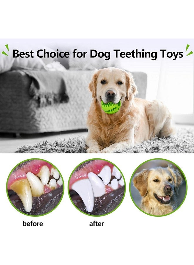 Pet Toy Ball，Nontoxic Bite Resistant Teething Toys Balls For Small/Medium Dog And Puppy Cat, Dog Pet Food Treat Feeder Chew Tooth Cleaning Ball Exercise Game Iq Training Ball - Color May Vary - Image 3