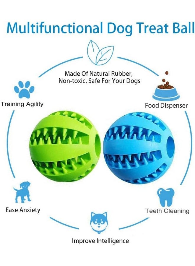 Pet Toy Ball，Nontoxic Bite Resistant Teething Toys Balls For Small/Medium Dog And Puppy Cat, Dog Pet Food Treat Feeder Chew Tooth Cleaning Ball Exercise Game Iq Training Ball - Color May Vary - Image 5