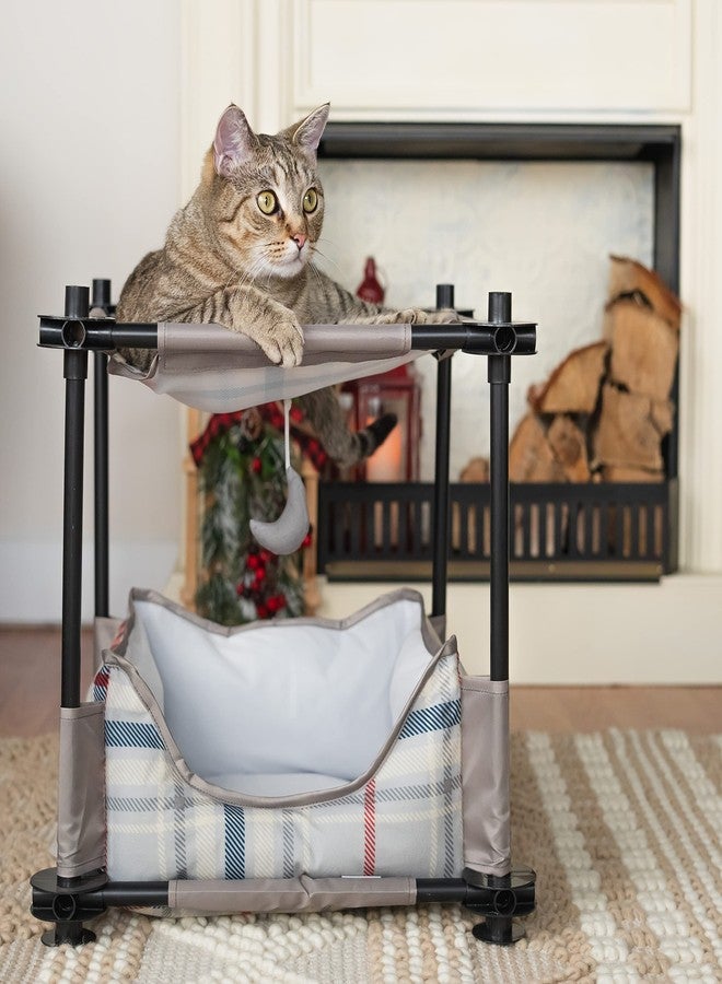 Kitty City Claw Indoor Mega Kit Cat Furniture, Corrugate Cat Scratcher, Cat Bed - Image 2