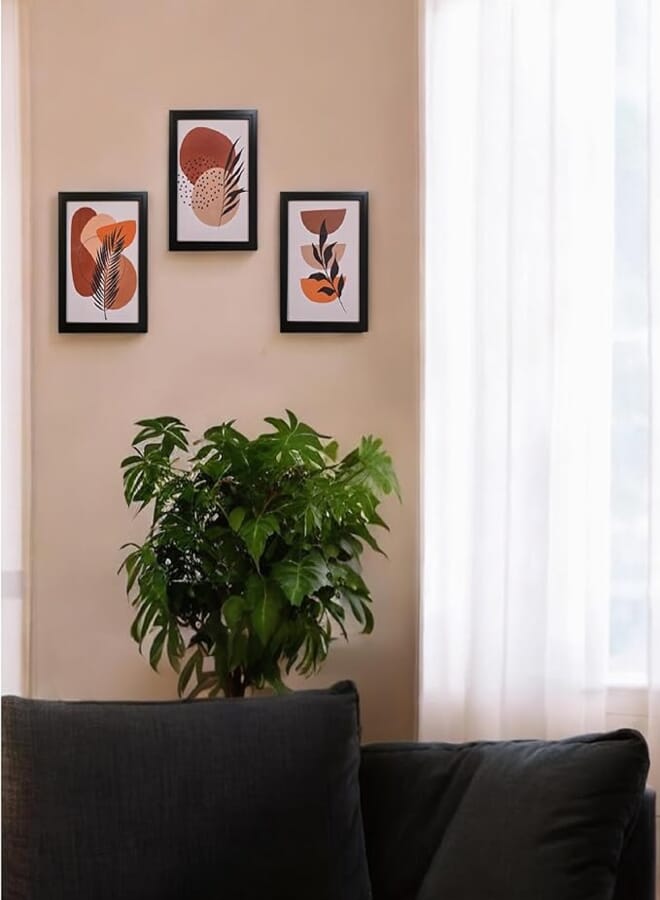 Sunset Botanica – Abstract Nature-Inspired Wall Art Set of 3 SB-WH-3