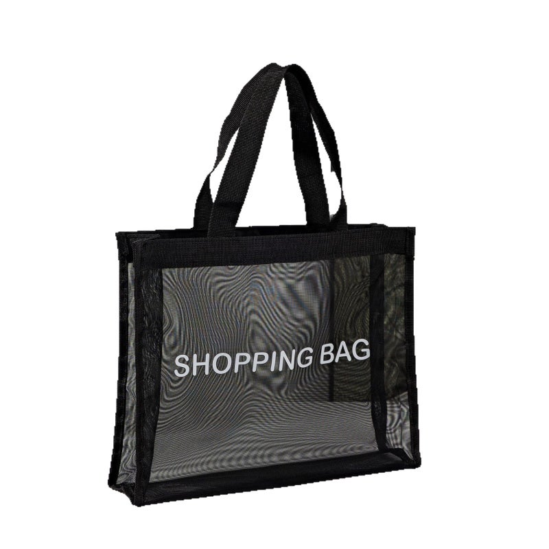 Large Capacity Nylon Mesh Shopping Bag for Beach Travel - Image 5