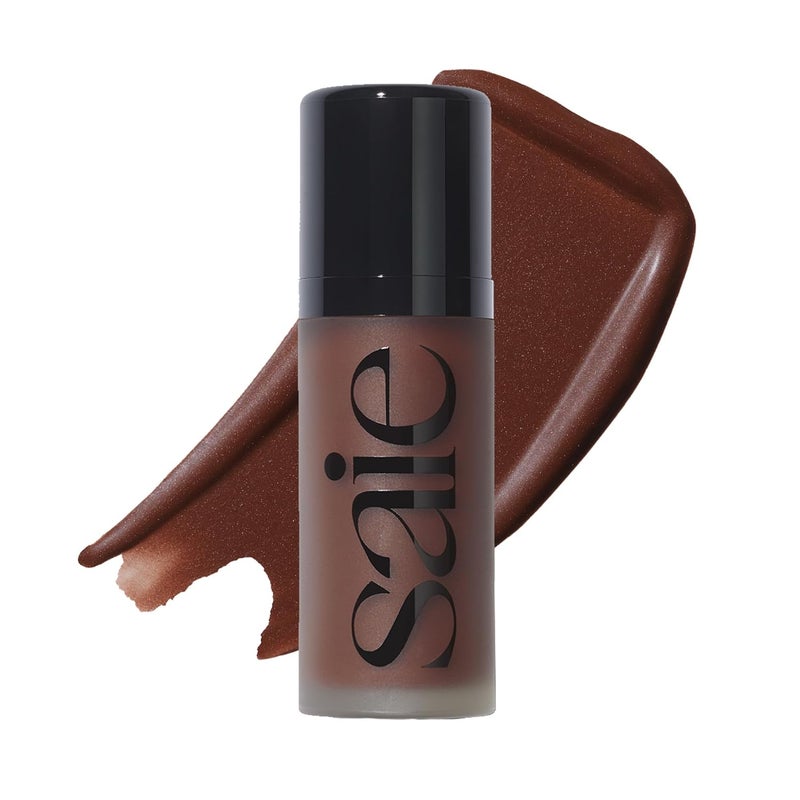 Saie Dew Bronze  SoftFocus Liquid Bronzer  Liquid Contour  Enriched with PlantDerived Glycerin to Effortlessly Blend  Deeply Nourish Skin  Sail 04 oz