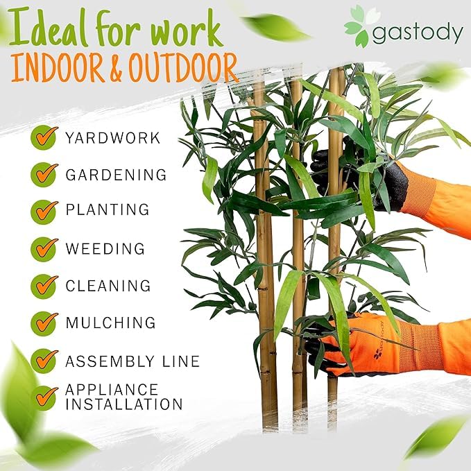 Gastody™ Long Gardening Gloves Women and Men M - Long Sleeve Garden Gloves Multipurpose Heavy Duty Outdoor and Indoor - Long Cuff Garden Gloves - Thorn Resistant Protective Work Rose Pruning Gloves - Image 4