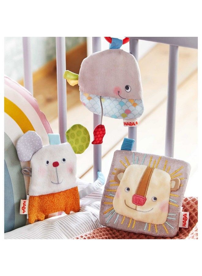 HABA Whale Crackly Lovey Crinkle Cloth Baby Toy - Image 4