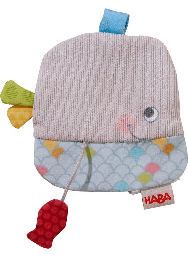 HABA Whale Crackly Lovey Crinkle Cloth Baby Toy - Image 1