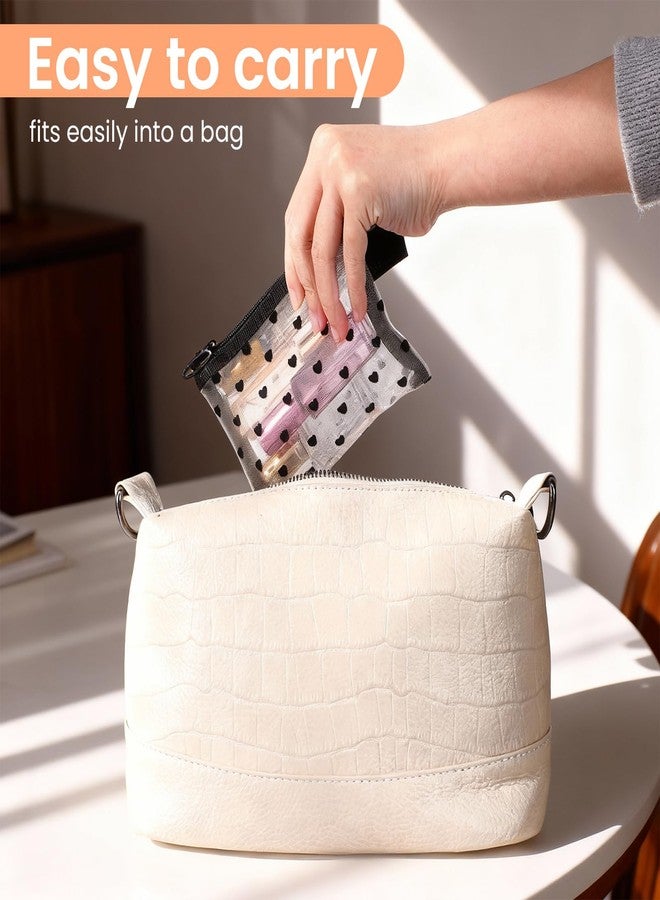 WJIAAA 6PCS Mesh Makeup Bags Zipper for Women Lipstick Travel Home Offices - Image 5