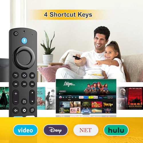 SZILBZ Replacement Firestick Remote Control (NS-RCFNA-21) for Insignia FireSeries Smart TV Stick, TV Stick 2nd/3rd Gen, Omni Series, TV Stick 4K Select/Plus/Max, TV Stick 4K/Lite & Cube - Image 4