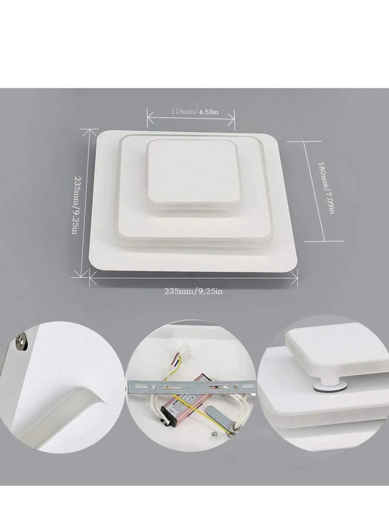 Wall Sconce White Lamps Creative 3 in Lighting 350° Rotatable Decorative Lamp Fixture