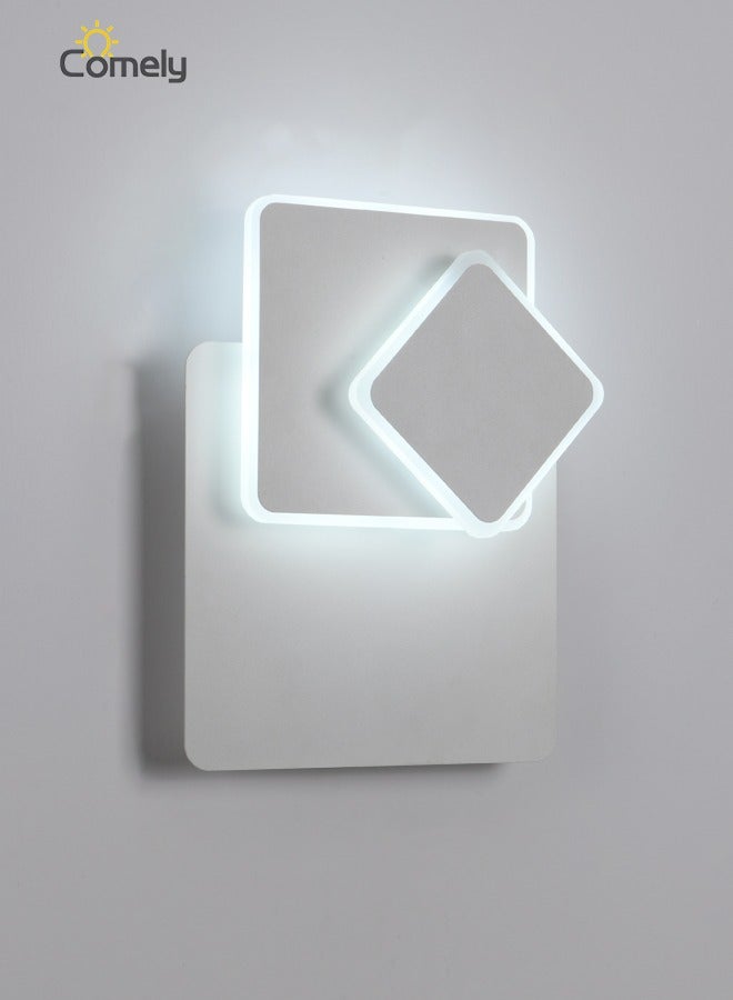 Wall Sconce White Lamps Creative 3 in Lighting 350° Rotatable Decorative Lamp Fixture