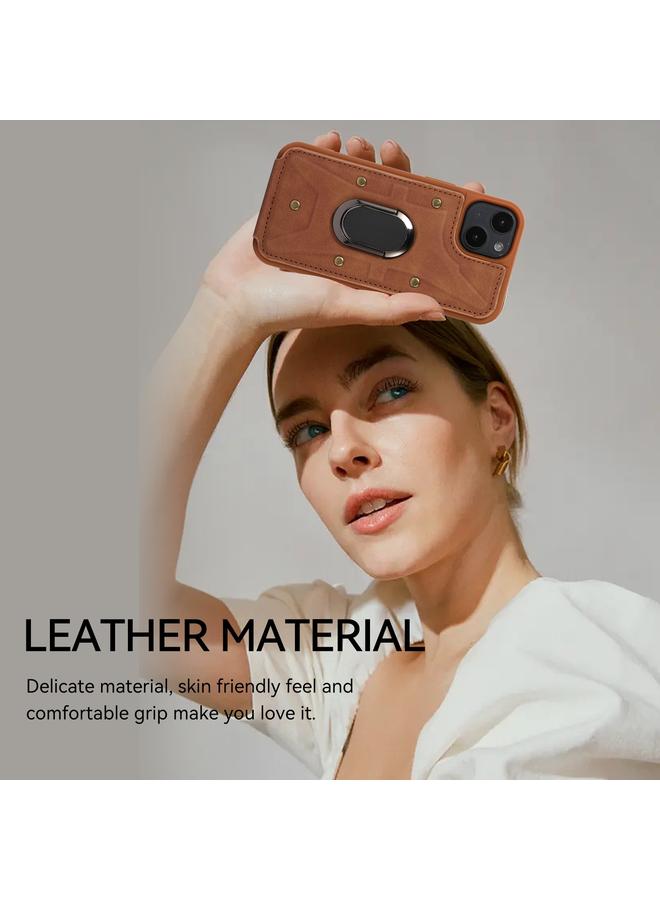 اس-توب جراب لهاتف iPhone 14 Plus مزود بحلقة مدرعة ومحفظة وغطاء خلفي للهاتف - Image 4