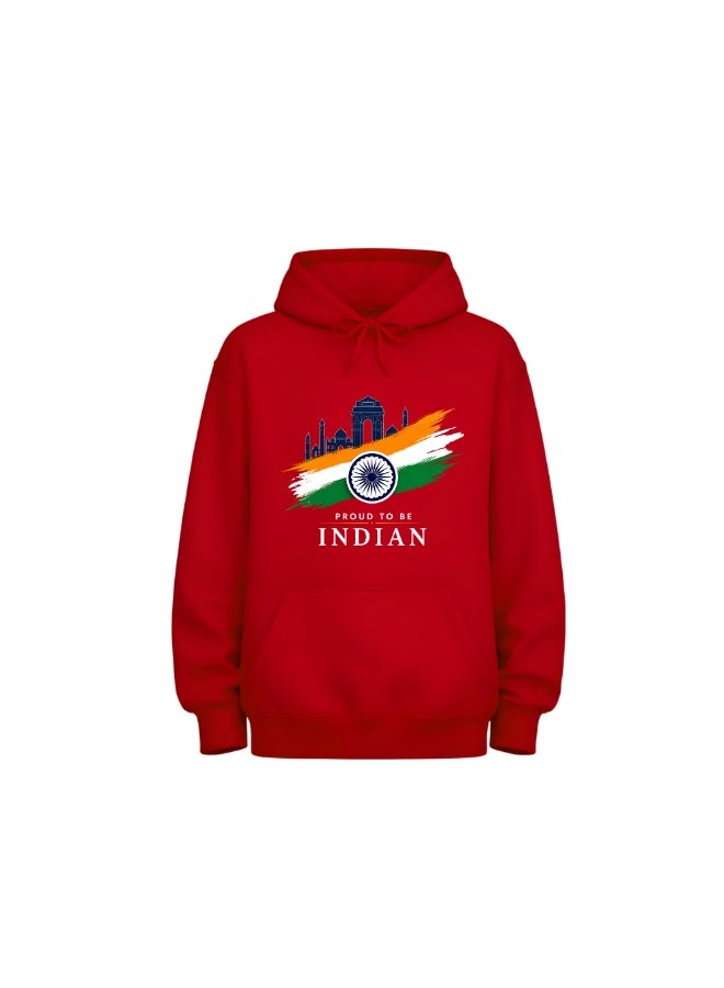 PRINTSHOP4ME India Hoodies For Both Men And Women-Soft Cotton Pullover-Long Sleeve With Drawstring And Kangaroo Pockets-Ideal Unisex Hoodie For Indoor And Outdoor - Image 1
