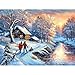 Bits and Pieces 500 Piece Puzzles for Adults Large 18 x 24 Jigsaw Puzzles 500 Pieces Winter Landscape Random Die Cut No 2 Pieces Alike Snow River - Image 2