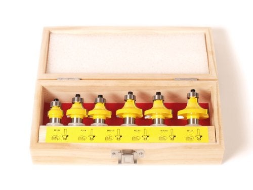 YONICO 13621 6 Bit Round Over Edge Forming Router Bit 1/2-Inch Shank - Image 3