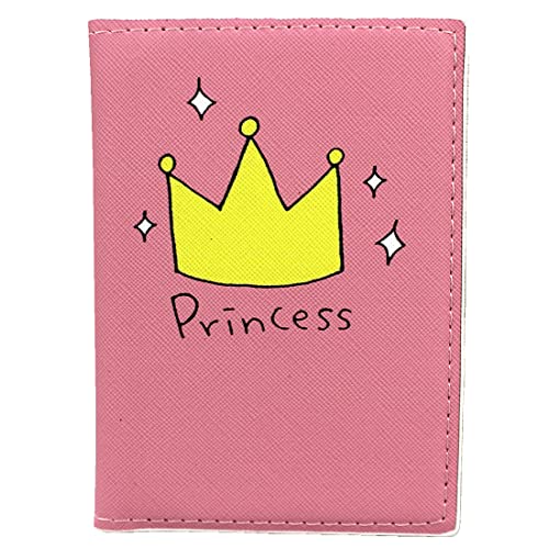 MayeBridge Cute Women Passport Horder PU Leather Crown Passport Cover Travel Unicorn Passport Book Holder For Girls Teens Christmas Gift (Crown) - Image 1
