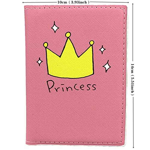 MayeBridge Cute Women Passport Horder PU Leather Crown Passport Cover Travel Unicorn Passport Book Holder For Girls Teens Christmas Gift (Crown) - Image 2