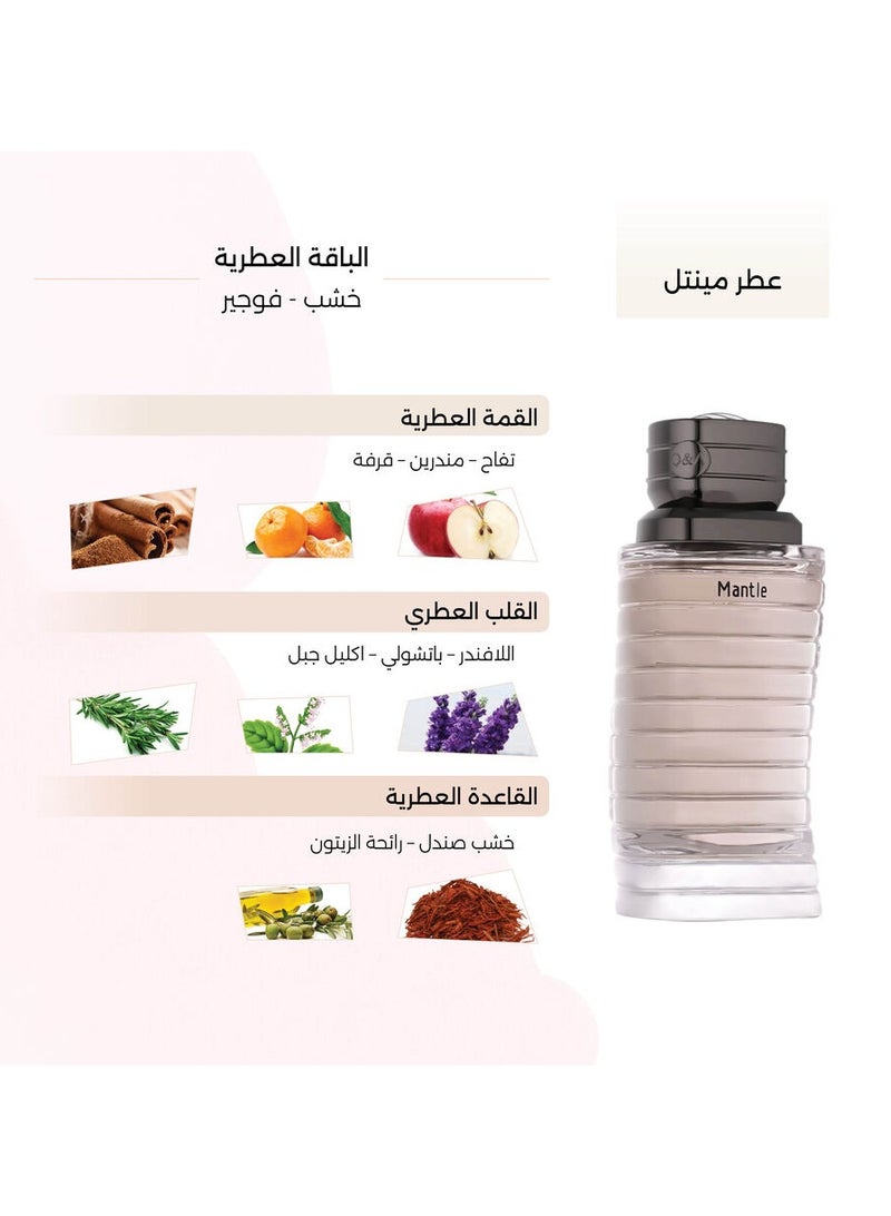 DERAAH Mantle Men Perfume  100ml - Image 4