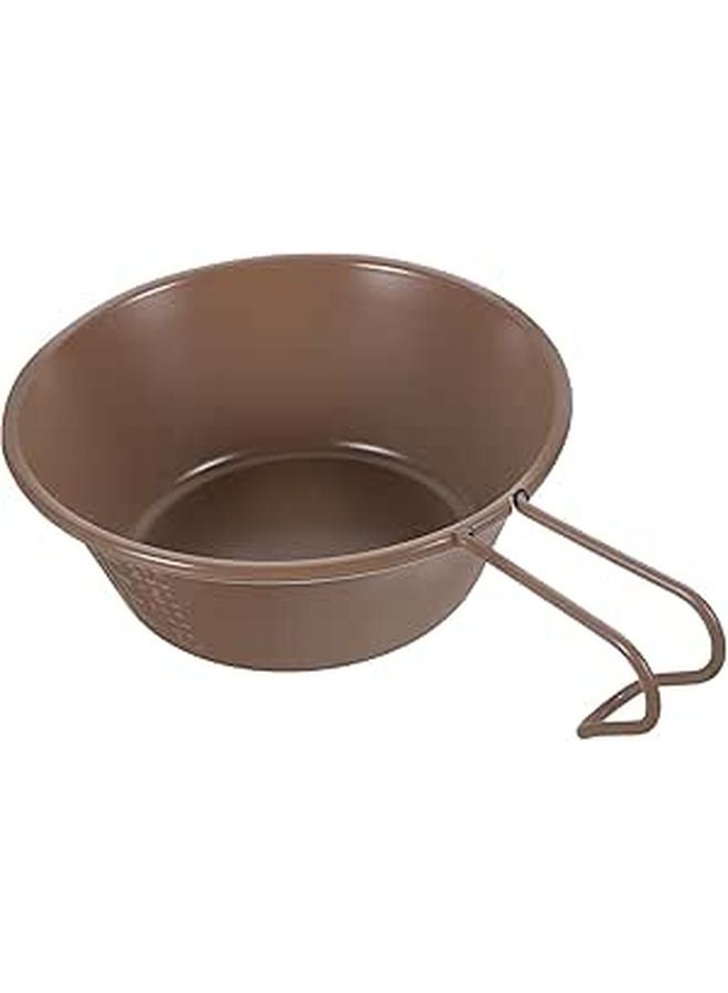 304 Stainless Steel Camping Bowl with Handle Outdoor Drinking Soup Cup for Hiking Picnic - Image 1