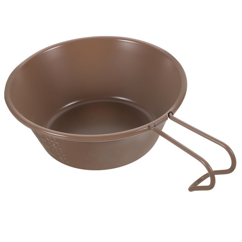304 Stainless Steel Camping Bowl with Handle Outdoor Drinking Soup Cup for Hiking Picnic - Image 2