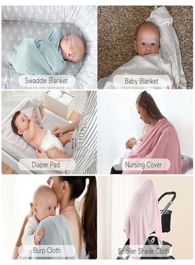 Hooper Muslin Swaddle for New Born Baby Unisex Designs Soft Pure Cotton Sheets Baby Wrap (Surprise Pack of 3, 100 x 100 cm) - Image 5