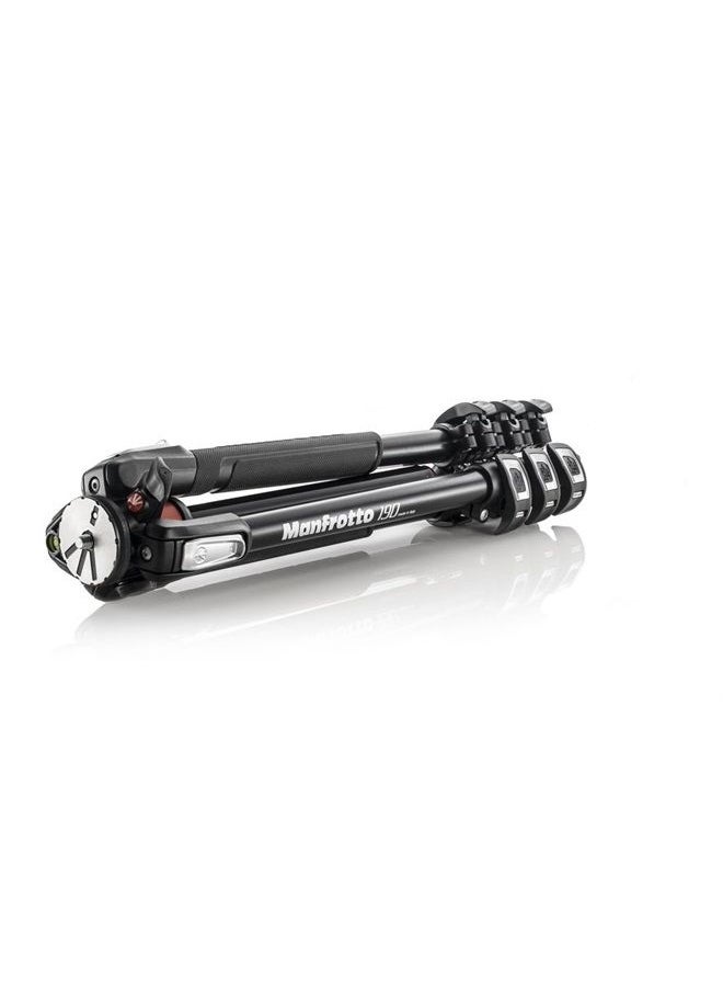 Manfrotto - MT190XPRO4 Aluminum 4-Section Tripod,Black - Image 1