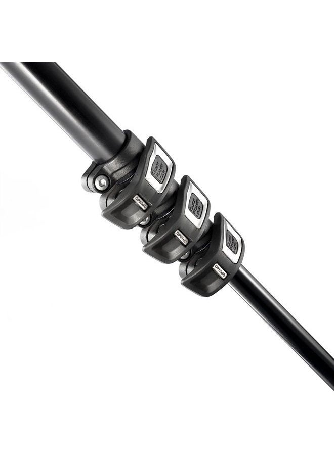 Manfrotto - MT190XPRO4 Aluminum 4-Section Tripod,Black - Image 1