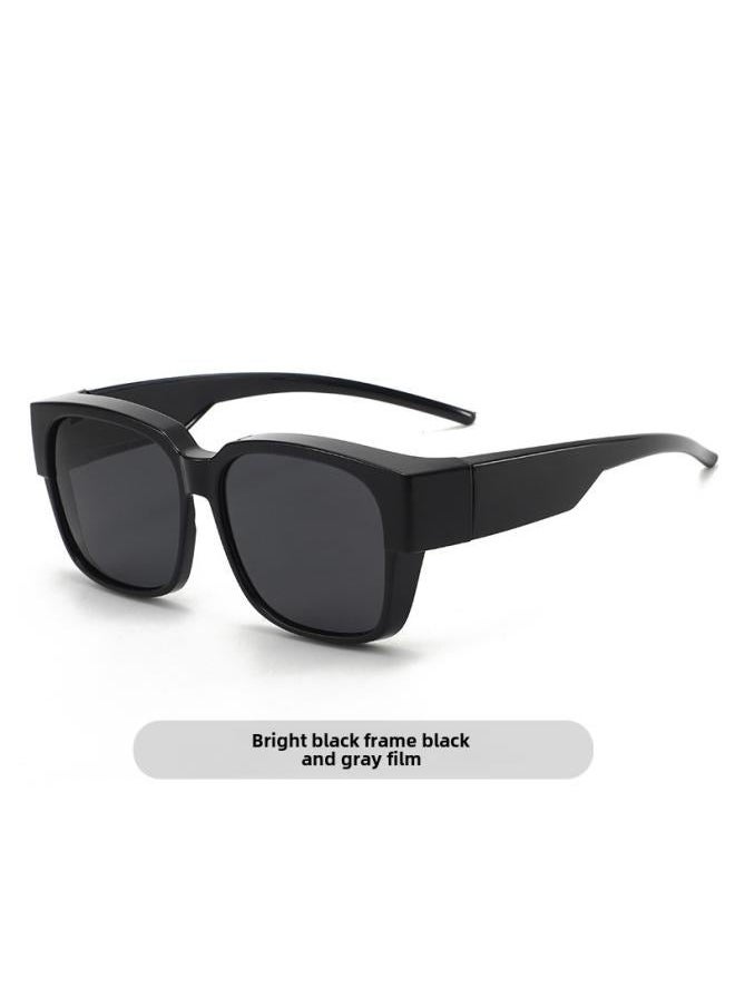 NIBEMINENT - Glasses Set Myopia Sunglasses Fashionable Clip Polarized Uv-proof Driving Special Ultra-light Frame For Women - Image 1