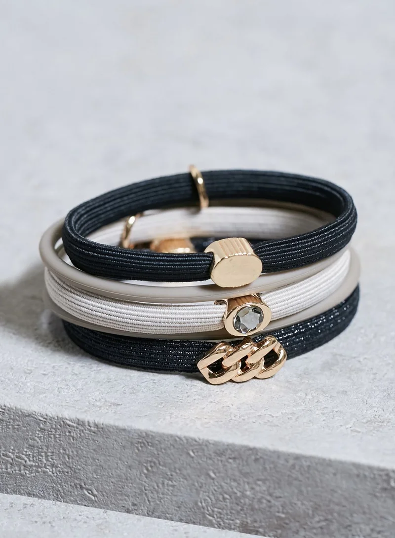 The Rubz 5 Pack Hair Tie Bracelets