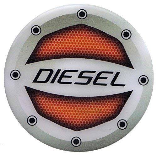 Ramanta® Reflective Red Diesel Decal/Sticker for Car Fuel Lid for WRV (Sticker Size: 10cm X 10cm) (Pack of 1) - Image 3