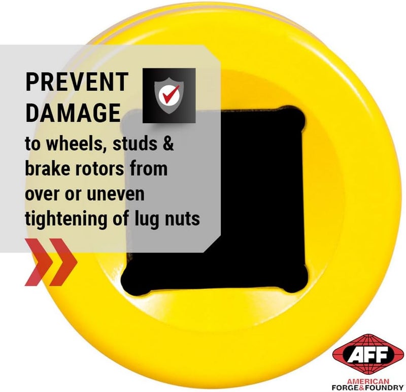 AFF Torque Limiting Extension, 1" Drive, 250 ft/lbs, Yellow, 40406 - Image 3