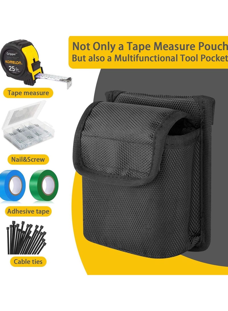 GGOOT Tape Measure Pouch | Tape Measure Clip Holster with Belt Clip,Belt Measuring Tool Pouch with Strong Bearing Capacity for Technician Plumber  - Image 2
