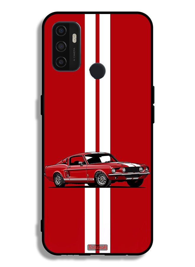 Tolwak Oppo A53 4G Protective Case Cover Vintage Car Abstract Art - Image 2