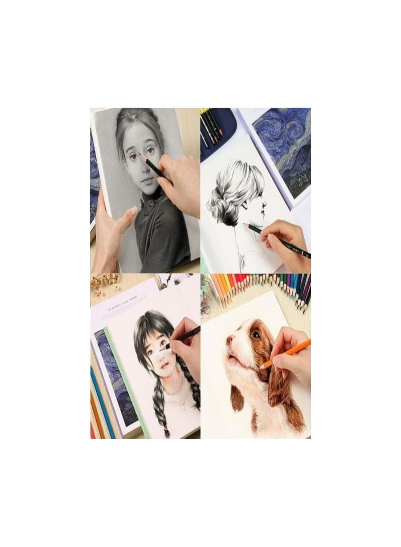 اسكتش بوك اشكال فان جوخ مقاس ايه 5 - 120 ورقة- 1 قطعة - Image 3