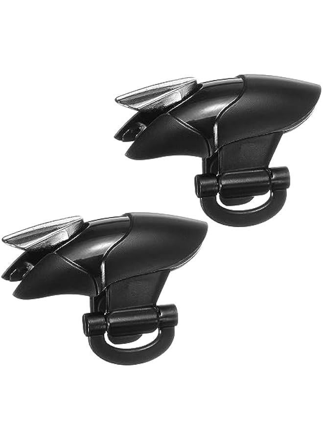 Beauenty Mobile Game Controller Pair Trigger ons for 4.7-6.5 Inch Phones High Sensitivity Black - Image 1