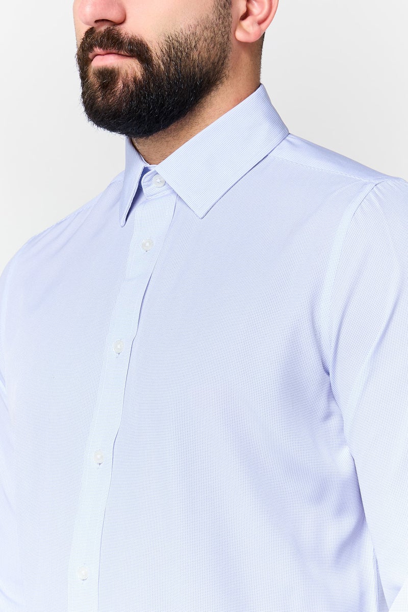 Scotch & Soda قميص رسمي بأكمام طويلة للرجال بتصميم عصري ونقشة نقاط دقيقة، متعدد الألوان - Image 3