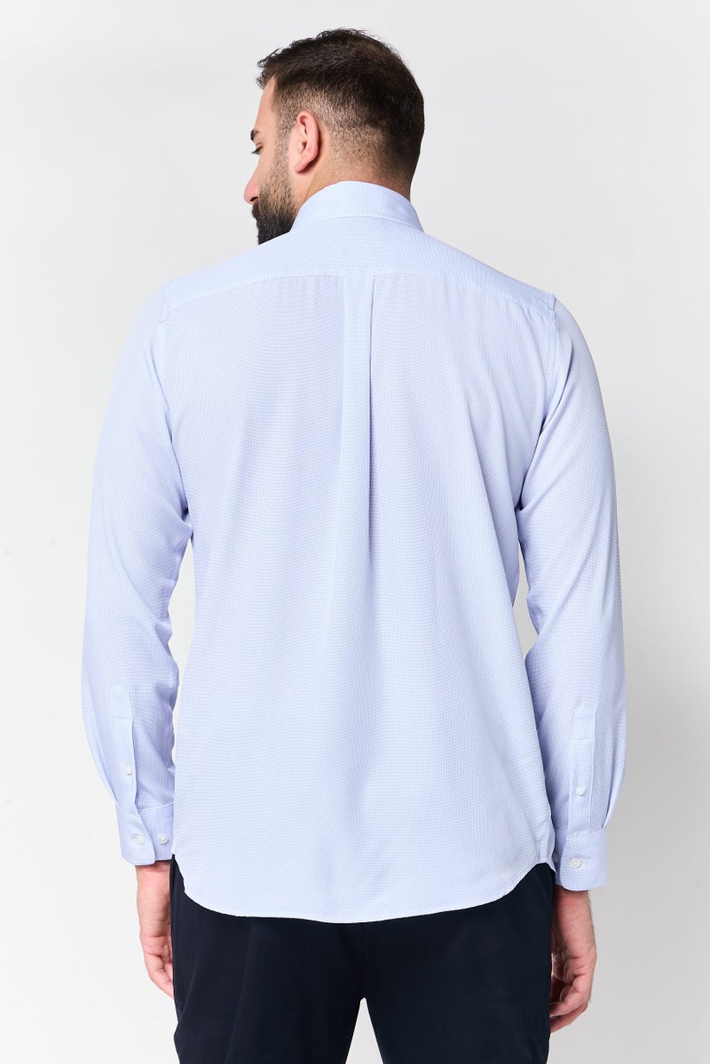 Scotch & Soda قميص رسمي بأكمام طويلة للرجال بتصميم عصري ونقشة نقاط دقيقة، متعدد الألوان - Image 4