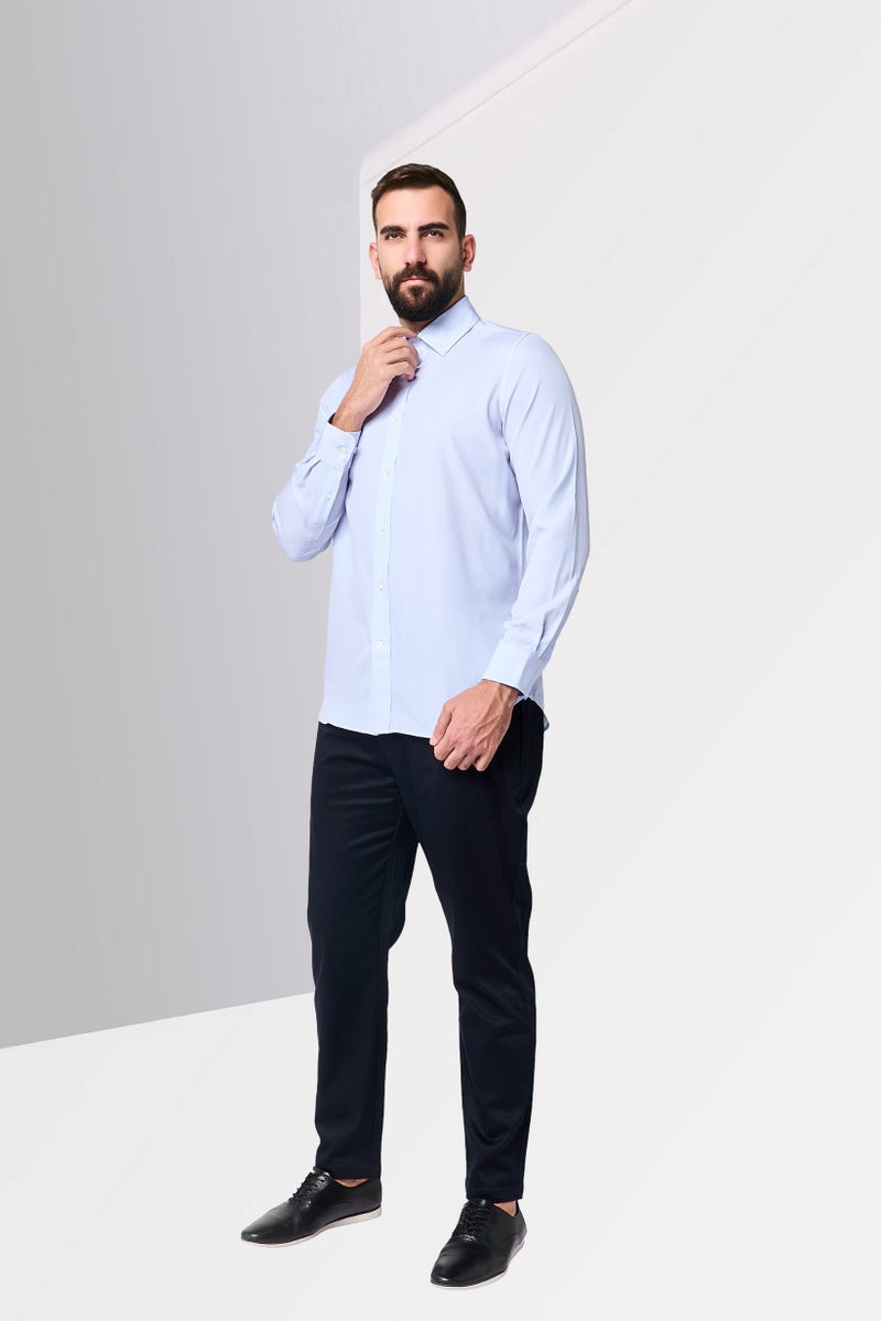 Scotch & Soda قميص رسمي بأكمام طويلة للرجال بتصميم عصري ونقشة نقاط دقيقة، متعدد الألوان - Image 2