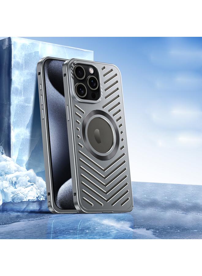 Zaboon Case For iPhone 13 Pro Cooling MagSafe Magnetic Metal Phone Case - Image 1