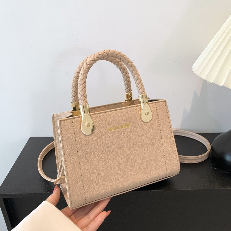Women'S Western Style Simple Solid Color Handbag Commuter Small Bag Women'S 2023 All-Match Western Style Crossbody Bag Casual Bag Trendy - Image 4