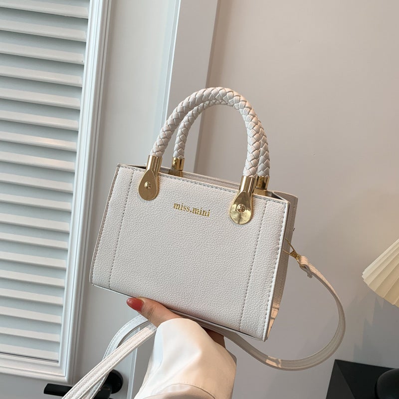 Women'S Western Style Simple Solid Color Handbag Commuter Small Bag Women'S 2023 All-Match Western Style Crossbody Bag Casual Bag Trendy - Image 5