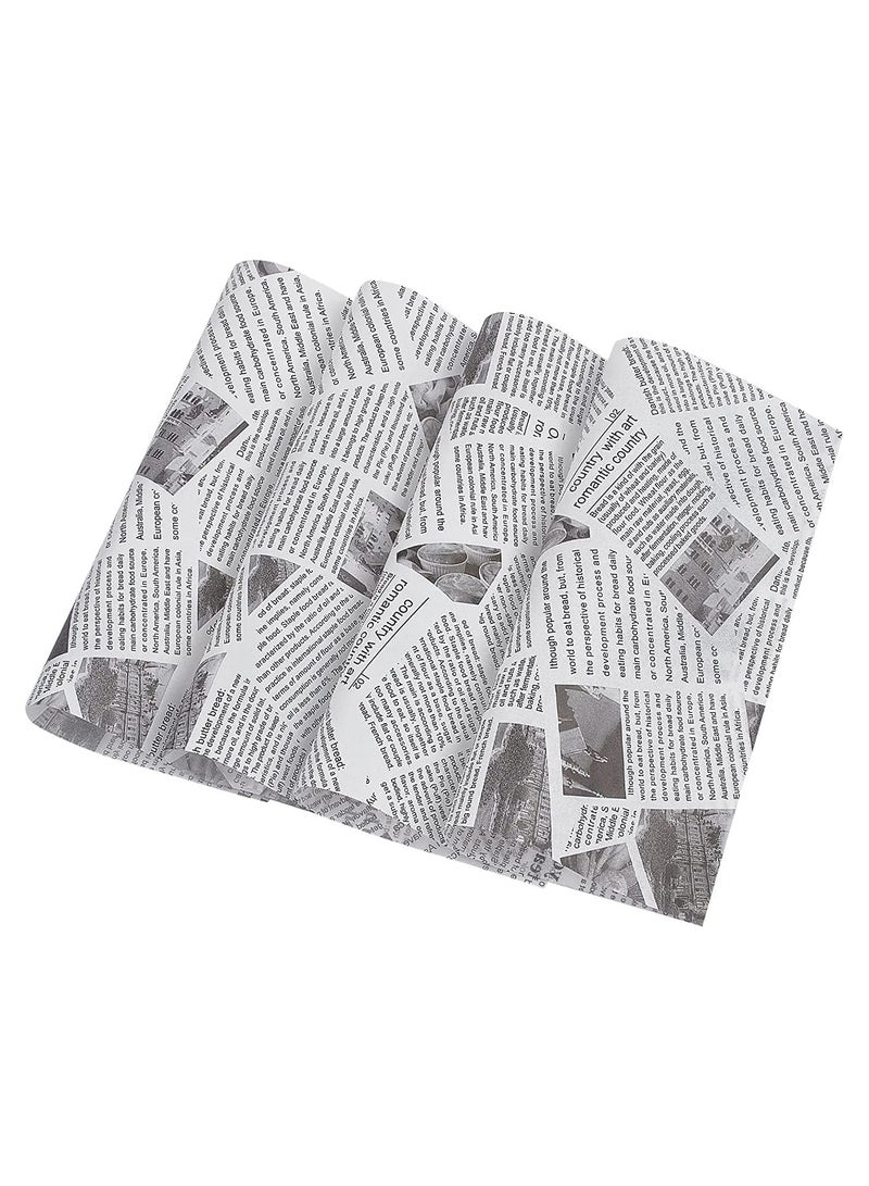 VINNYSEN 100 قطعة من ورق نشاف الفرن وورق الخبز وورق زيت الشواء ووعاء الشواء للفرن وورق الفطائر وبطانة صينية الخبز الهوائية وورقة فرن المحمصة ووعاء تحميص الفرن والبطاطس المقلية وامتصاص الزيت (18 × 18 سم) - Image 1