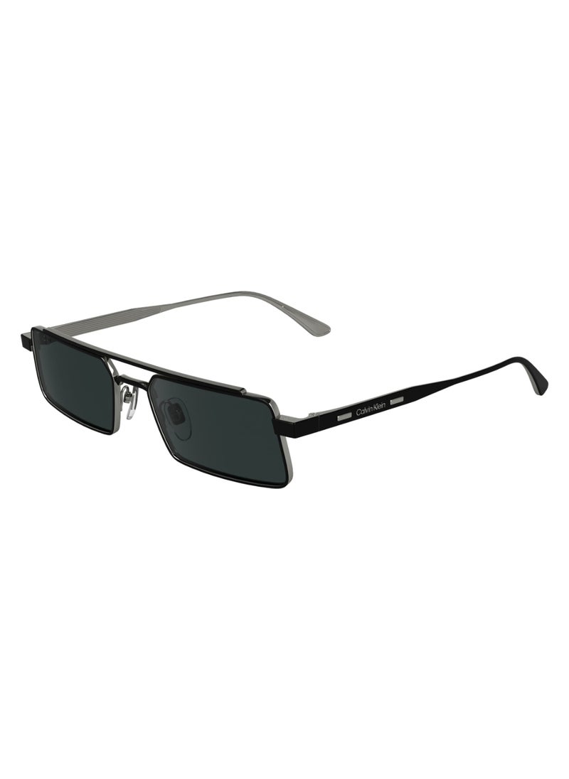 CALVIN KLEIN - FULL RIM METAL METAL CALVIN KLEIN SUN CK24111S 5518 (002) MATTE BLACK - Image 1