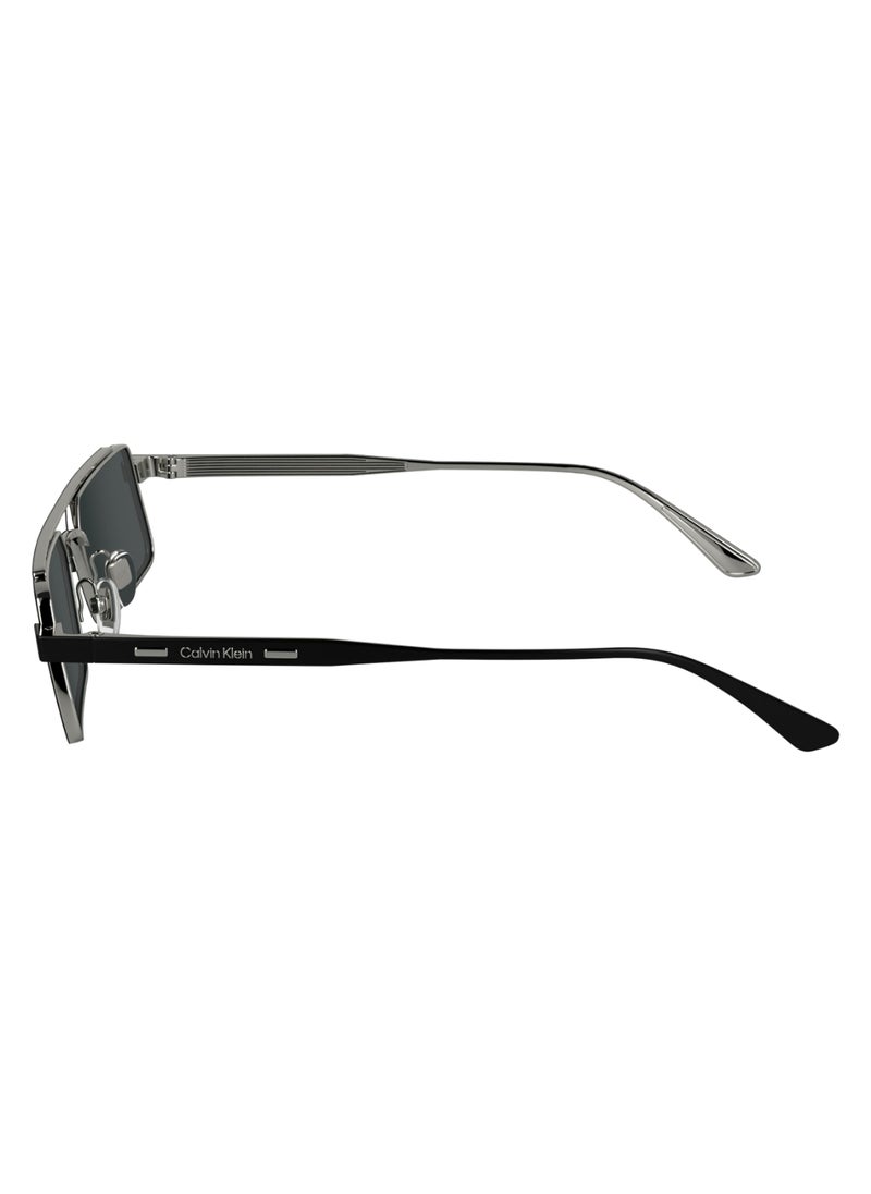 CALVIN KLEIN - FULL RIM METAL METAL CALVIN KLEIN SUN CK24111S 5518 (002) MATTE BLACK - Image 1